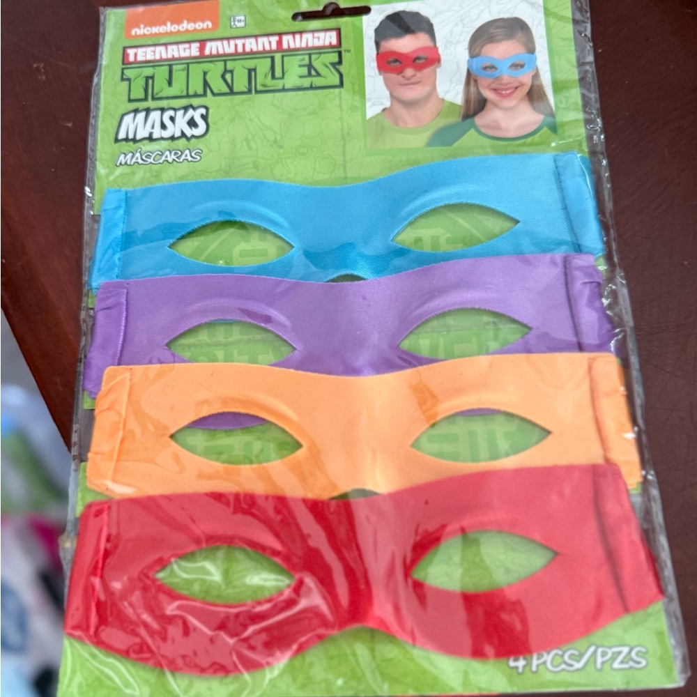 Nickelodeon Colorful Ninja Masks Set